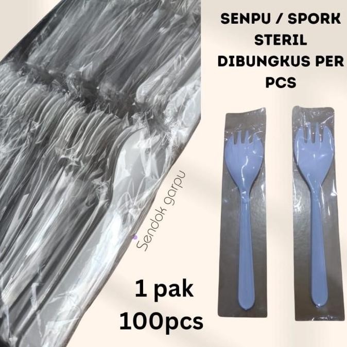 Spork Steril Plastik
