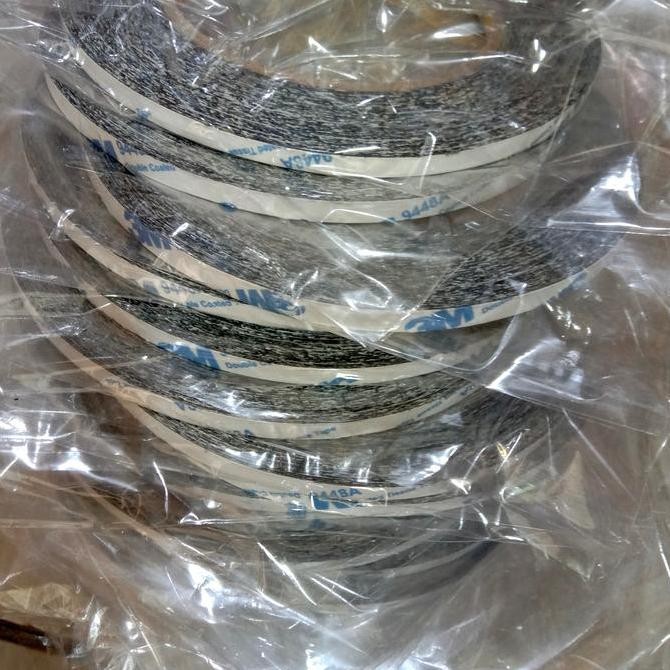 Double Tape 3 M 9448A - 5Mmx25Meter Tape Hitam / Black 3 M - Lem 3 M Tipis - Double Tape Tipis Hitam