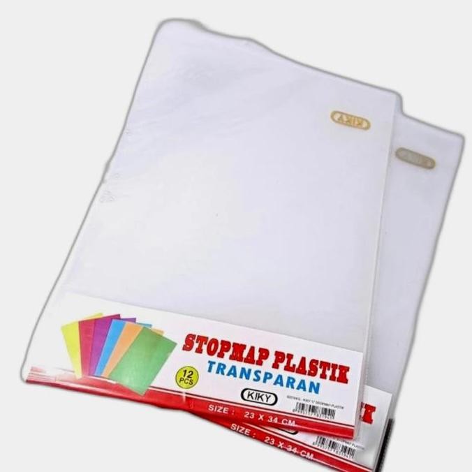Clear Sleeves / Map Bening L / Stopmap Plastik Kiky Folio (Per Pack)