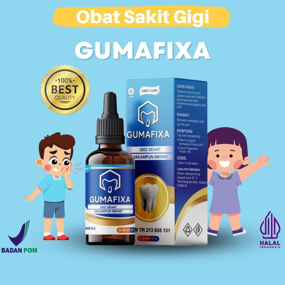 Obat Sakit Gigi Gumafixa Paling Ampuh Mengobati Sakit Gigi Gusi Bengkak Abses & Radang Gusi