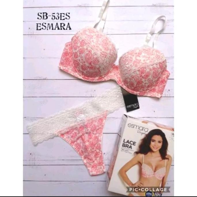 BRA SET ESMARA BUNGA SEXY (VICTORIA SECRET MACAN LASENZA LULUDI wacoal