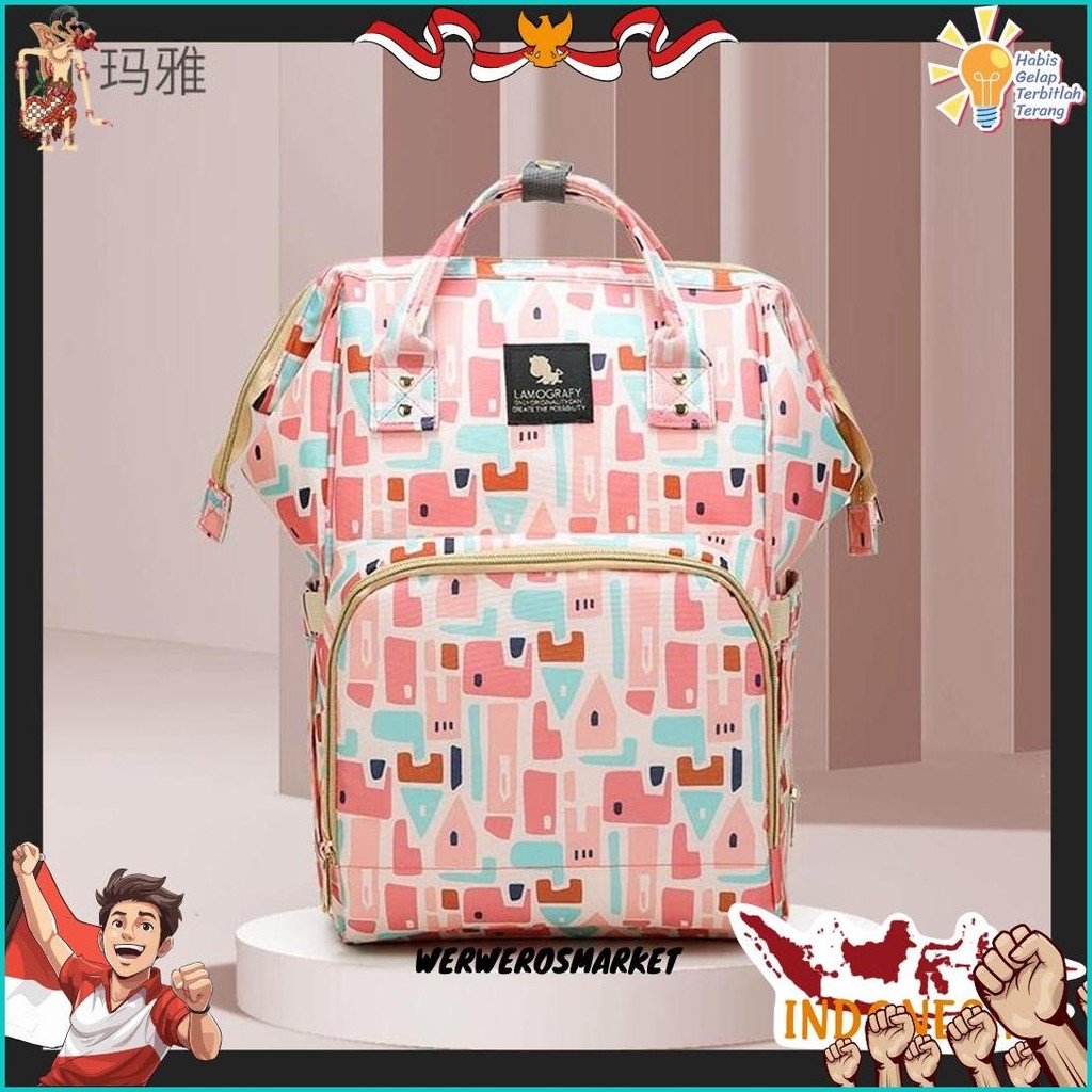 Tas Asi Tas Ransel Asi Cooler Bag Asi Tas Simpan Asi Diaper Bag Multifungsi Tas Bayi Multifungsi Ori