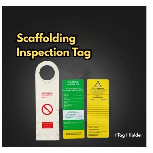 Scaffolding Inspection Tag