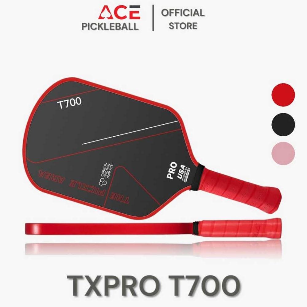 Txpro 2025 Raket Pickleball Serat Karbon T700 | Usapa Approved | Kontrol Maksimal | Inti 16Mm | Dewa