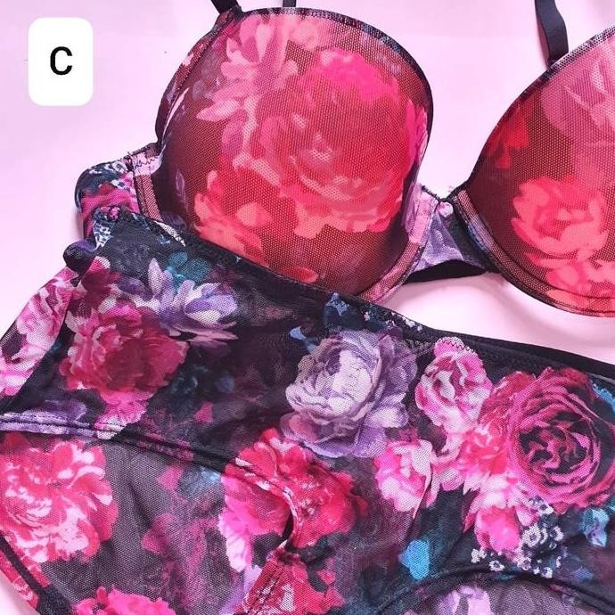 BRA SET FLOWER AMITIE BH (ZARA LASENZA VICTORIA SECRET PIERRE CARDIN