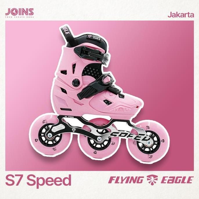 TERBARU - Sepatu Roda Anak Inline Skate Flying Eagle S7 Speed