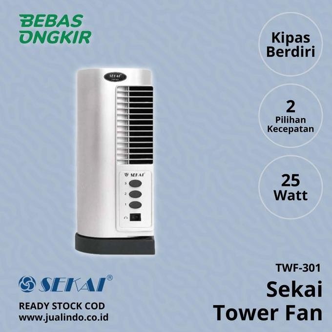 PROMO - Sekai TWF301 Kipas Angin Berdiri Sekai Tower Fan TWF301
