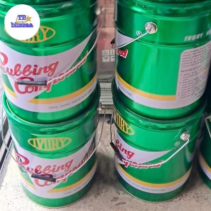PROMO DISKON - Rubbing Compound Ivory 20kg Pel Putih Kompon Ivory Putih 20kg Pail