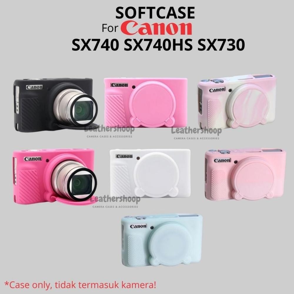 Softcase Canon SX740 SX740HS SX730 Case Cover Body Protector