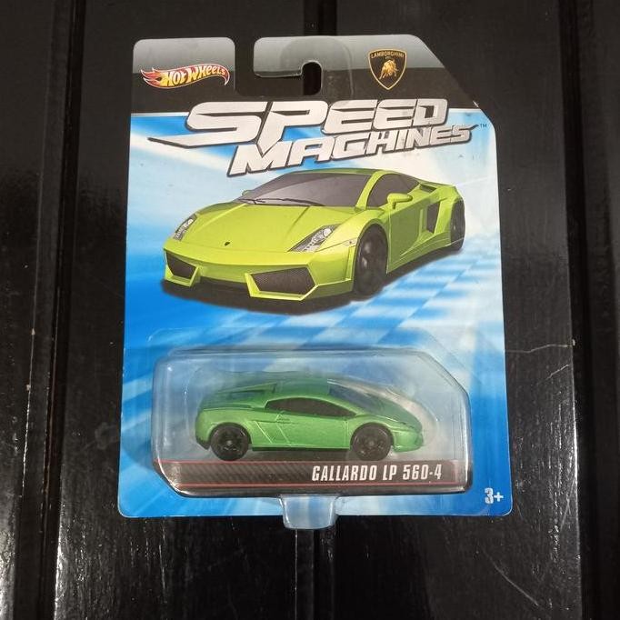 Hotwheels Speed Machines Lamborghini Gallardo Hijau