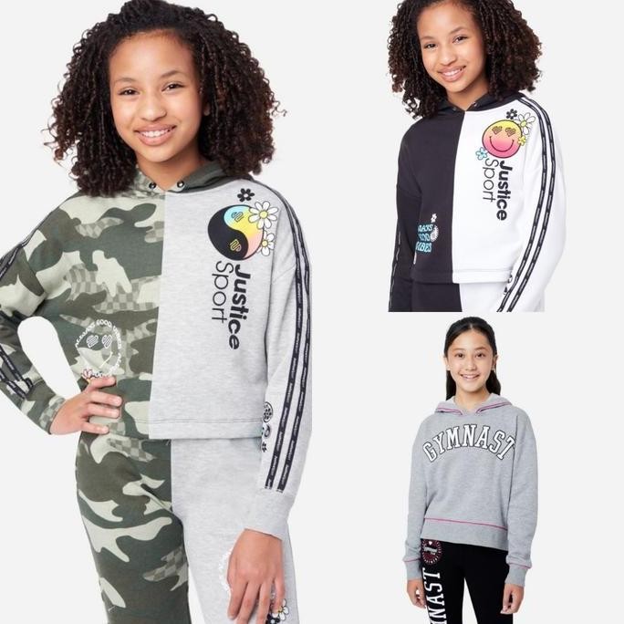 Justice Girls Sweater Hoodie | Sweater Hoodie Anak Cewek