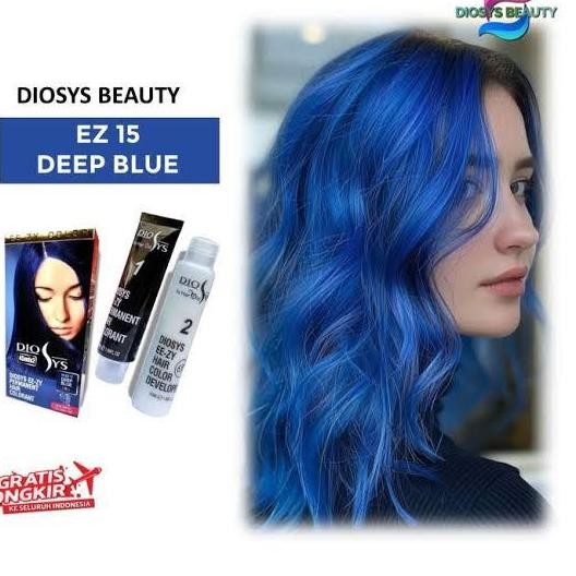 Diosys cat rambut deep blue, hair color, pewarna rambut