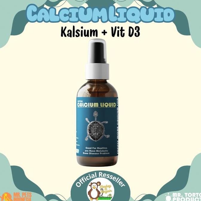 TERMURAH - Reptil Calsium Liquid/Calsium Cair /Kalsium Reptile/Calsium Kalsium Kura