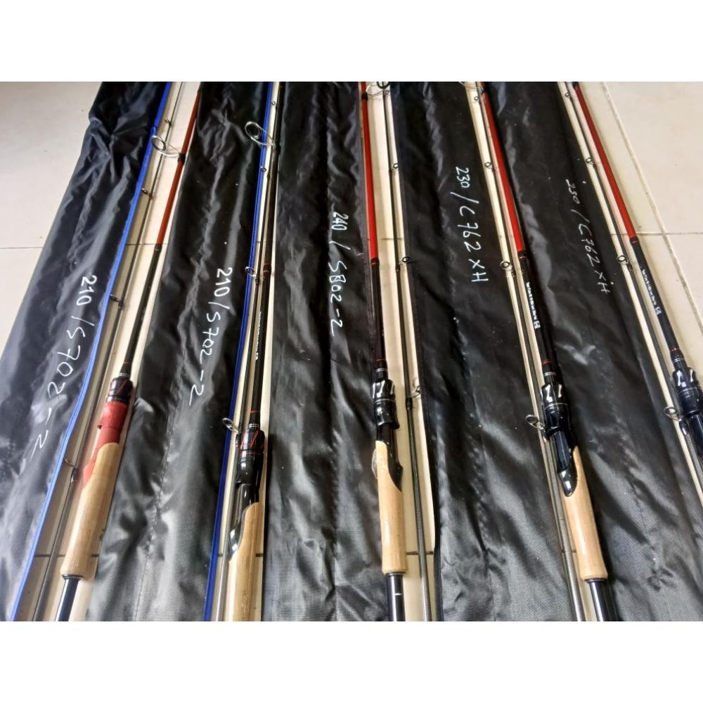 joran chie long ke hollow carbon spining 210/230/240cm 20lbs