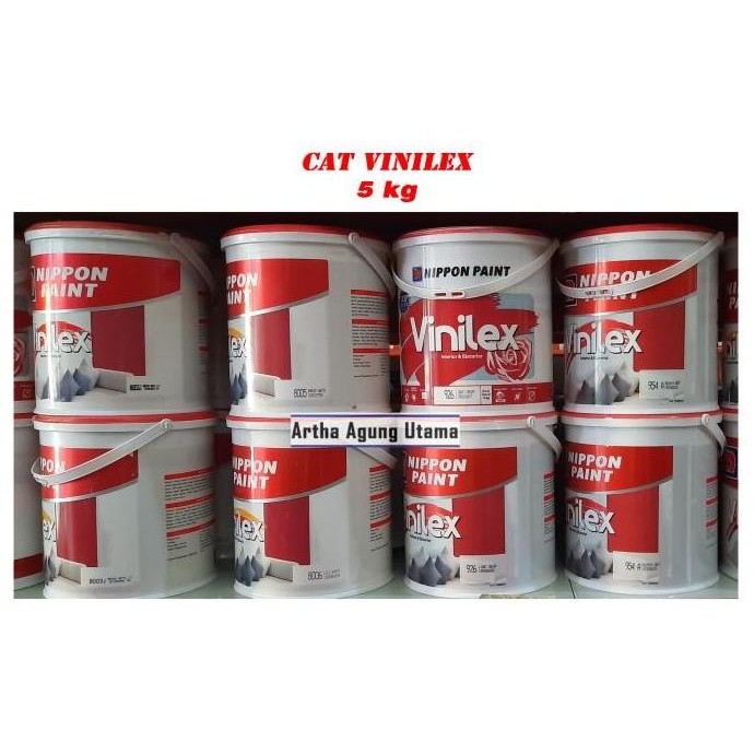 <<<<<] Cat Tembok Nippont Paint Vinilex Interior & Exterior 1 Kg / Kaleng