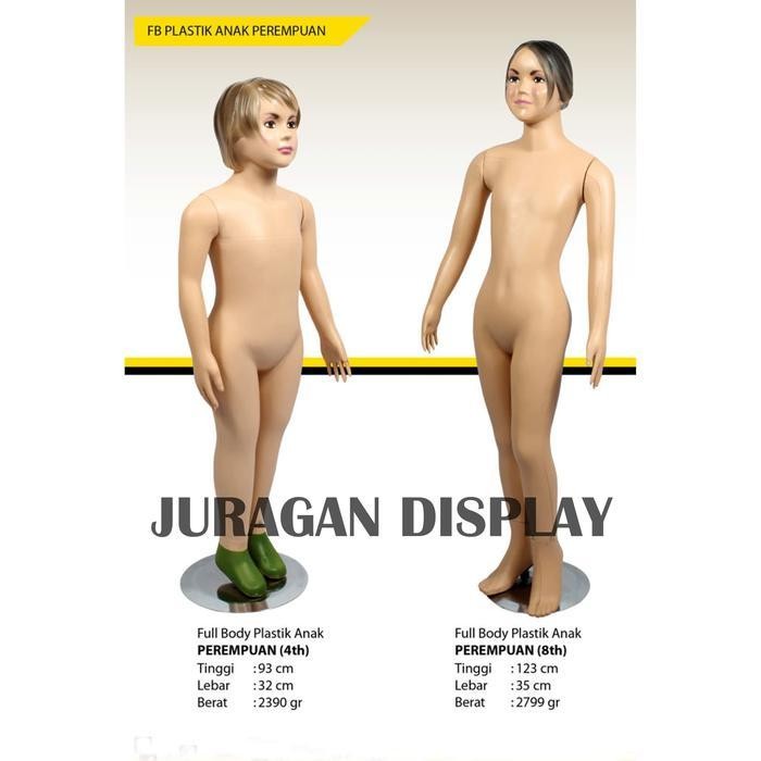 HOT SALE MANEKIN FULL BODY ANAK| WANITA/CEWEK |CREAM|MAKEUP|SET