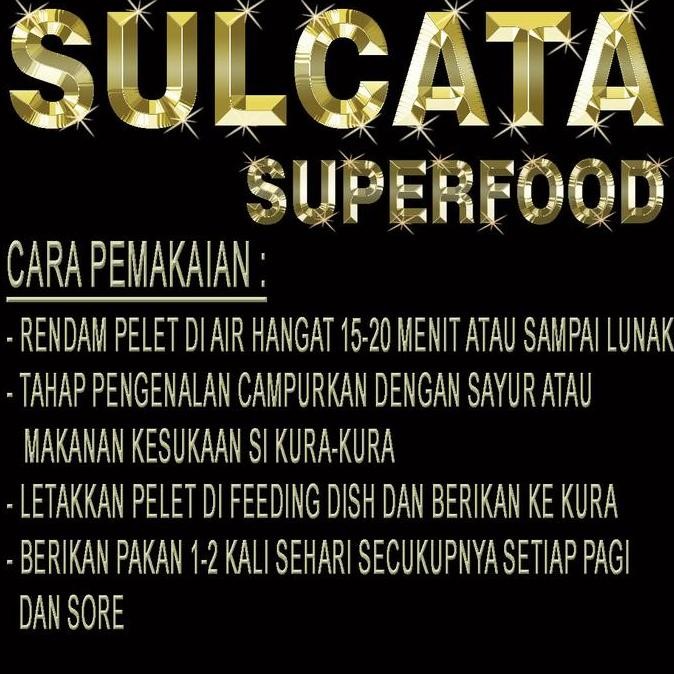 BEBAS ONGKIR - 10KG SULCATA SUPERFOOD SULKATA MAKANAN KURA-KURA DARAT CENTHROCHELYS SULCATA TORTOISE