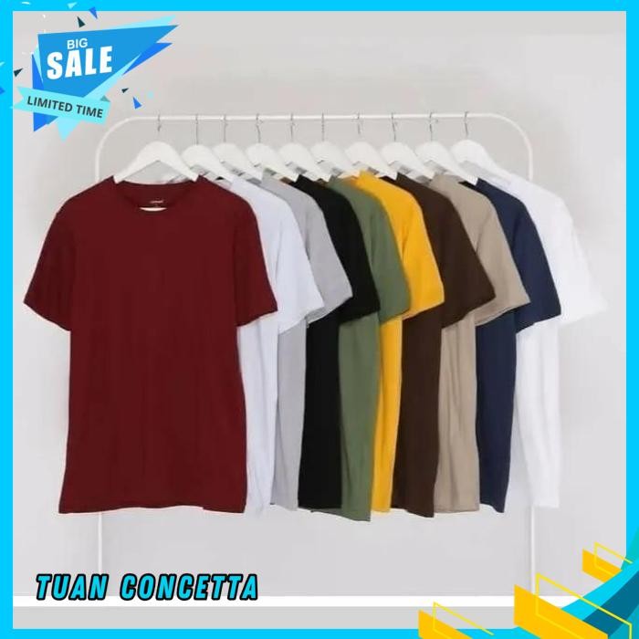 OREN ORANGE BANYAK WARNA KAOS TSHIRT BAJU MURAH COMBED 30S DISTRO POLOS OBLONG SABLON BORDIR LOGO TU