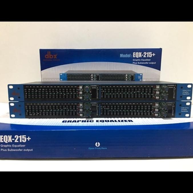 Equalizer Dbx Eqx 215 + Subwoofer/Dbx Eqx215 New Grade A Male Subwoofer Amplifier Original