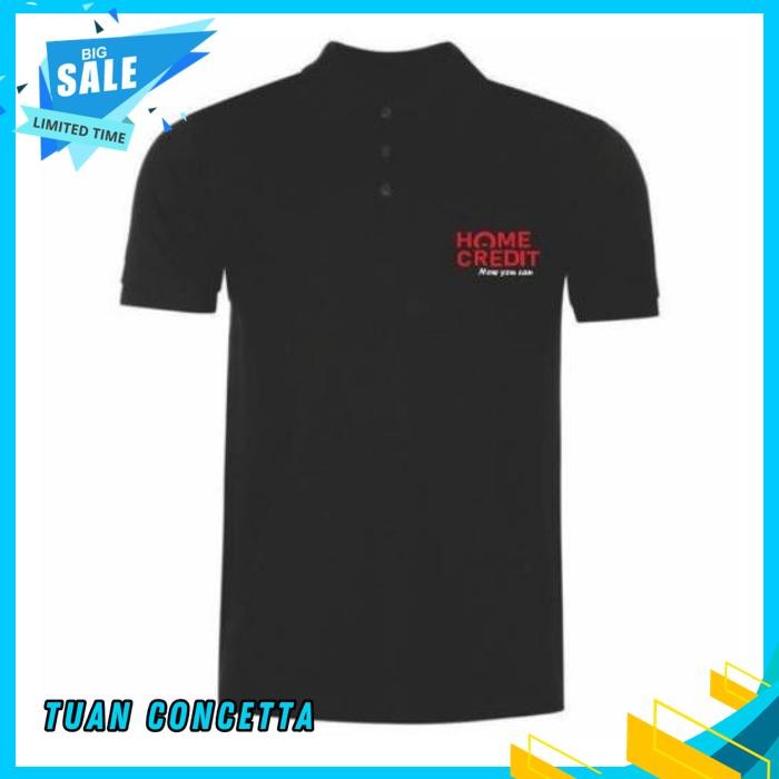 KAOS POLO SHIRT TSHIRT BAJU KERAH DISTRO HOME CREDIT KAMU BISA POLOS CUSTOM INDONESIA PRIA WANITA UN