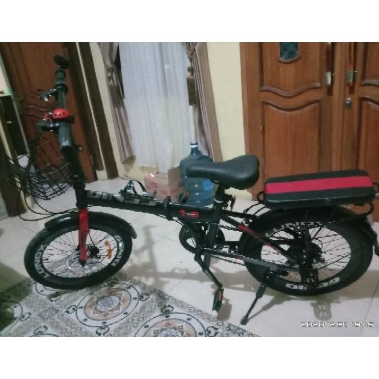 KERANJANG KLASIK SEPEDA LIPAT MINION MTB ONTEL