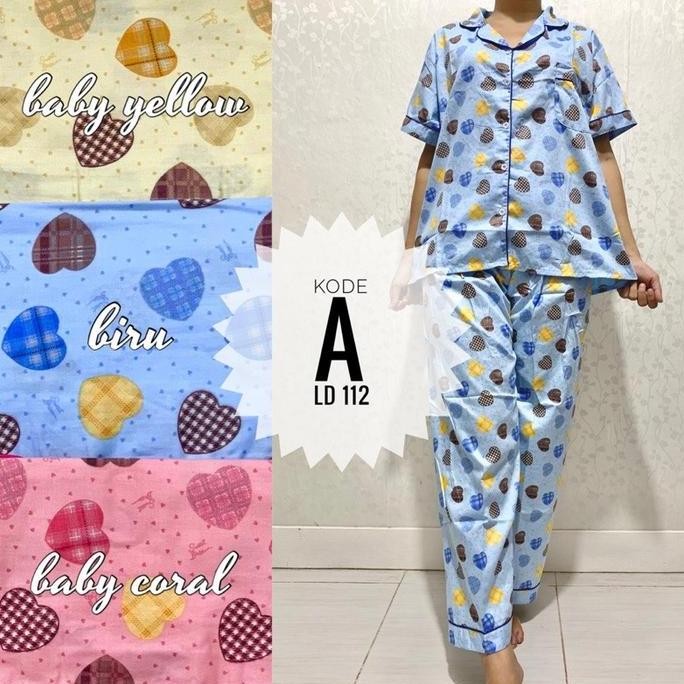 Piyama Cp Krah V Katun Jepang Sabata Pretty Girl Busui Bumil