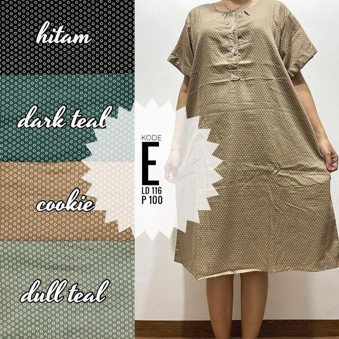 Daster Katun Jepang Ori Gold Pretty Girl Busui Bumil Kode Acde