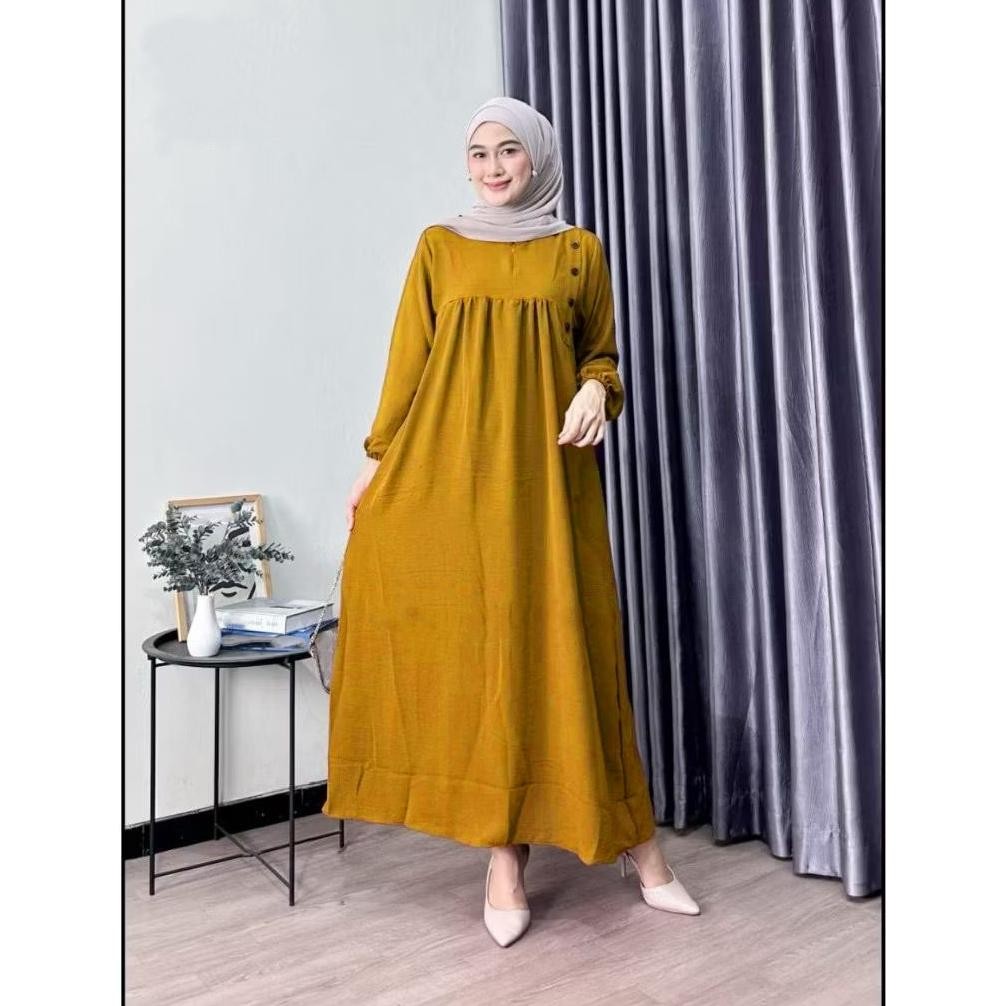 Gita Dress Gamis Wanita Terbaru Ready
