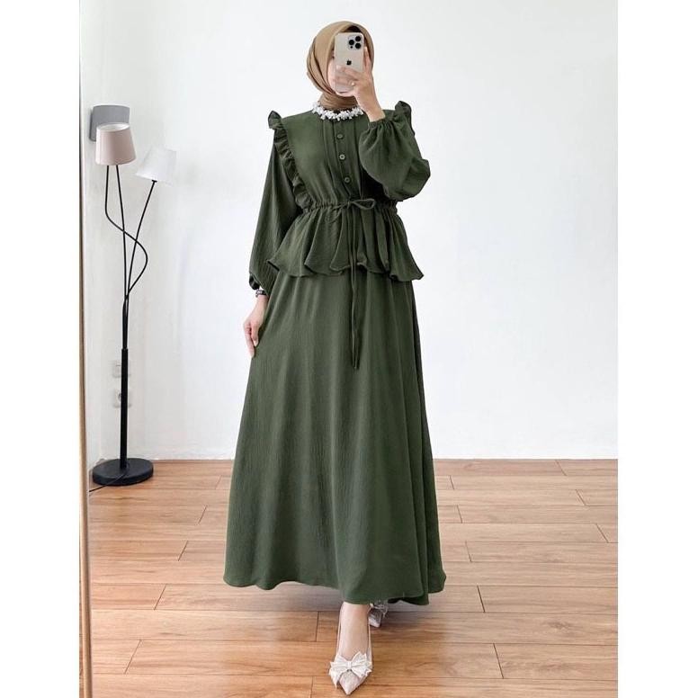 Gamis Ivana Dress Wanita New