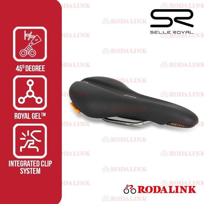 Promo Selle Royal Sadel Sepeda Explora Athletic Unisex | Sadel Sepeda MTB, City & Touring COD