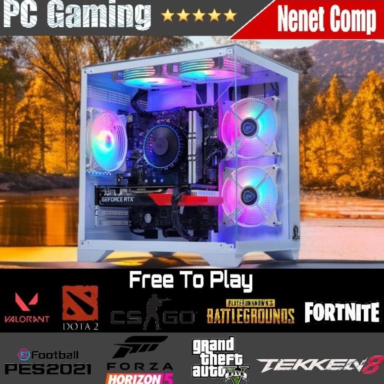 NEW PC Gaming Intel Core i7 3770 | RX 580 8GB | 8GB | SSD | Rakitan Gaming PC