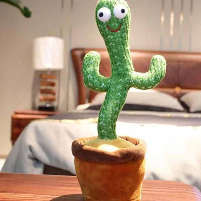 TERMURAH - MAINAN VIRAL ANAK KAKTUS JOGET - MAINAN KAKTUS GOYANG - DANCING KAKTUS