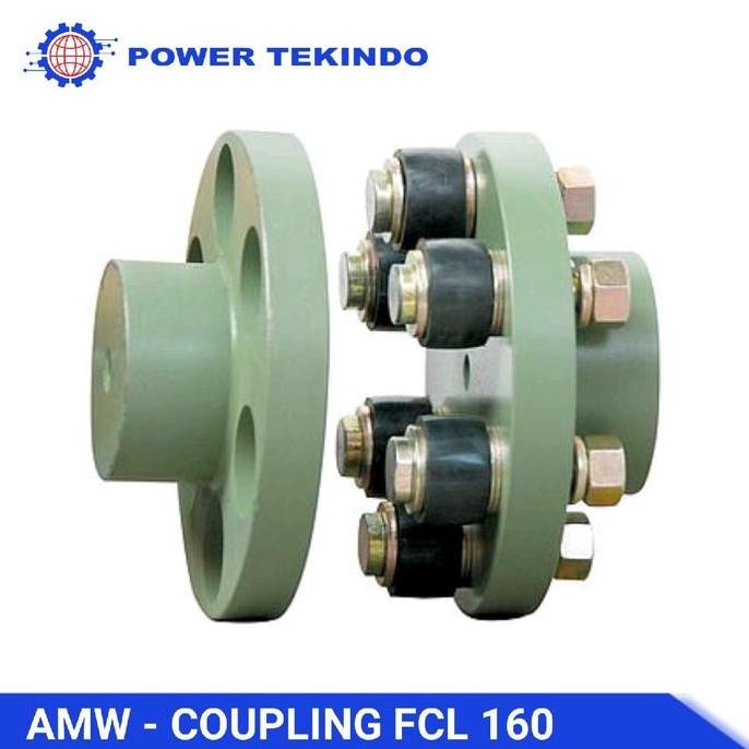 Coupling FCL 160 - AMW Flexible Coupling Dinamo Kopel Gearbox Mesin Dll original