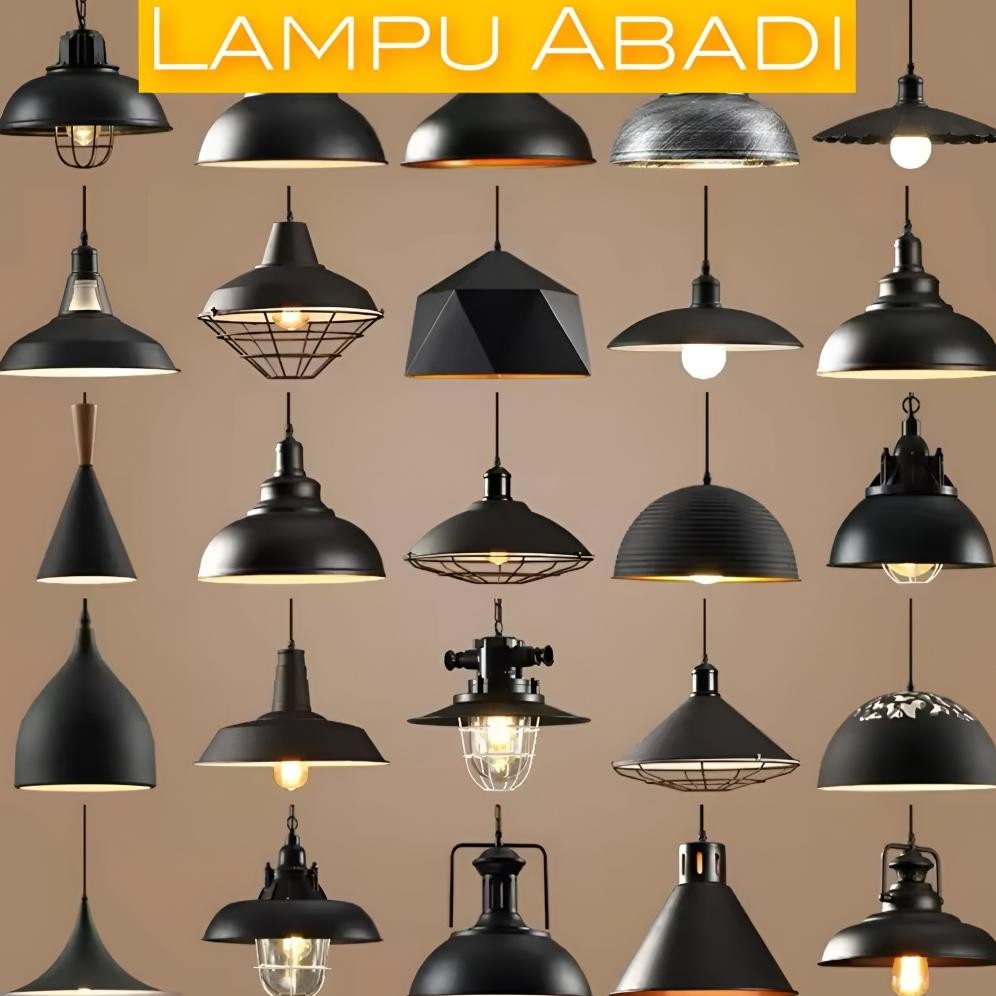 Lampu ABADI Lampu Gantung Hias Vintage Lampu Gantung Retro Untuk Dapur Ruang Makan Kamar Tidur