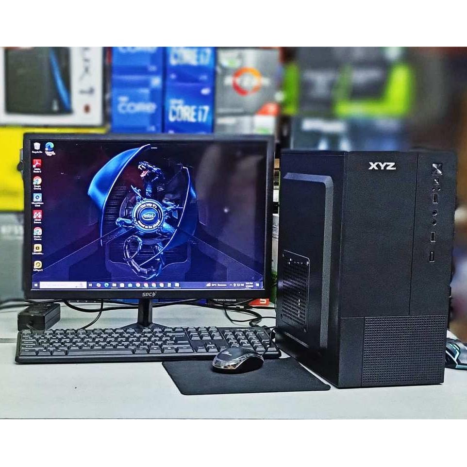 NEW 1 Set Pc Core i7 + ram 16GB + Hdd 1TB + SSD + Monitor LED 24 inc