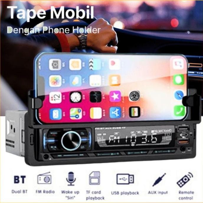 PROMO DISKON - COD Taffware Tape Mobil Audio Bluetooth MP3 Player USB ISO 60W Carry Pickup Pioneer G