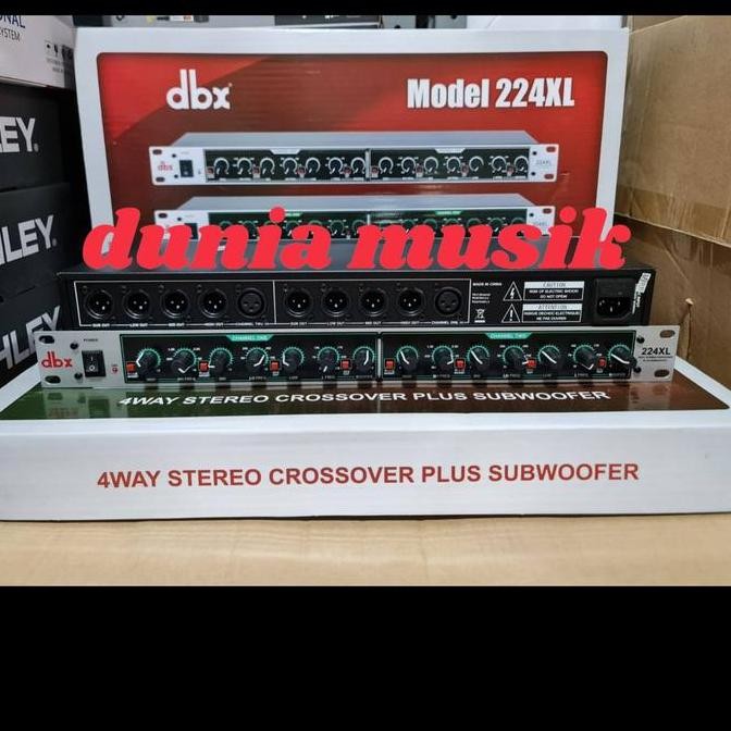 Crossover Dbx224Xl +Subwofer Dbx 224Xl 224Xl Grade A Original