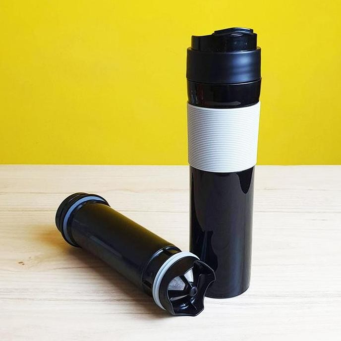 Coffee Tumbler Gelas Kopi Portable - French Press Tumbler Coffee Maker Original