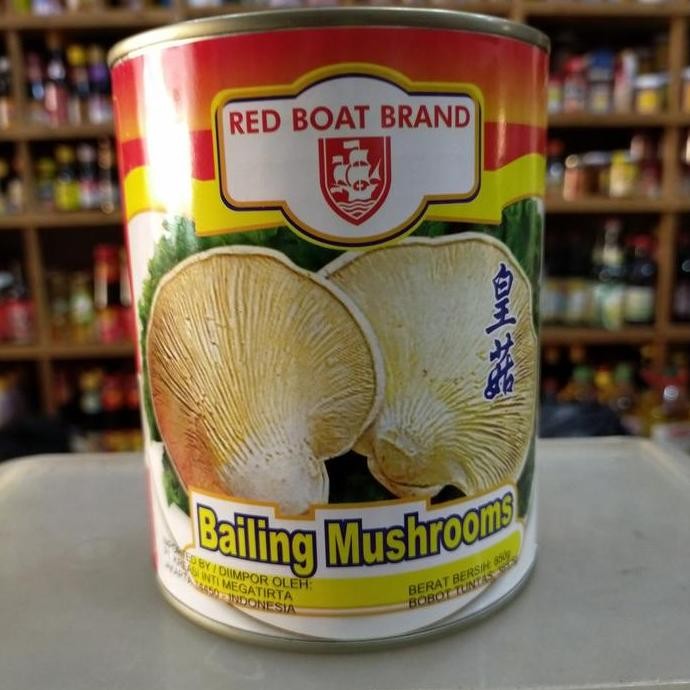 Red Boat Bailing Mushrooms/ Jamur Tiram Kaleng 850gr