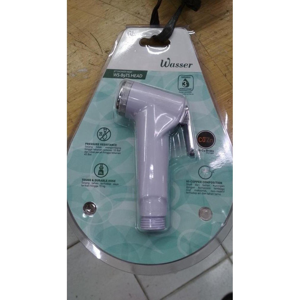 Kepala Jet Shower/Semprotan Toilet Closet Wasser/Model Toto Putih Original