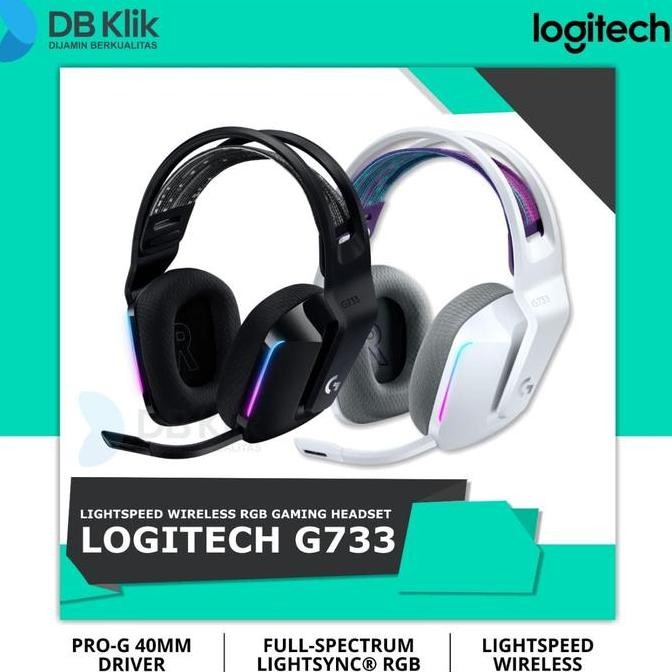 Headset Gaming Logitech G733 Lightspeed RGB Wireless - Logitech G733
