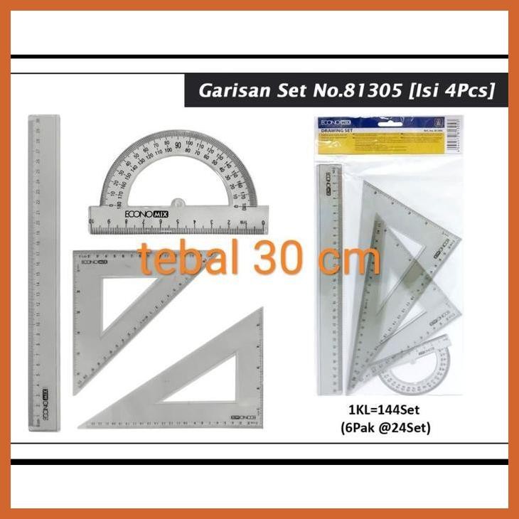 COD PENGGARIS GEOMETRI SET BENY ECONOMIC / COOL FOR SCHOOL 15 / 20 / 30 CM LIKE ZIEGEL SEGITIGA SET 