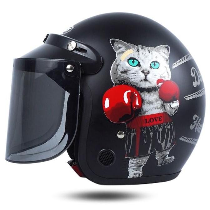 PROMO DISKON - Helm Motor Bogo Wanita Dewasa Motif Lucu SNI Terbaru