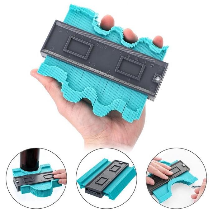 PROMO DISKON - ALAT JIPLAK SUDUT KERAMIK | Penggaris Copy Siku Sudut Duplicator Keramik | Copy Conto