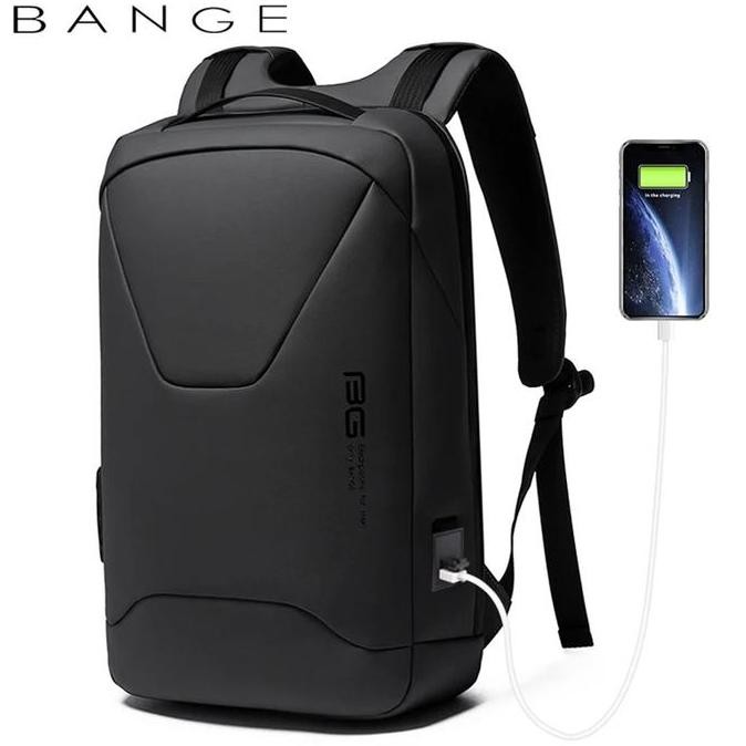Bange Tas Ransel pria Tas Laptop Tas Kerja pria Backpack BG22188 Hitam