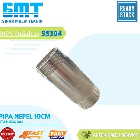 """] pipa(pipe) neple stainless steel 304 3/8" (inch)