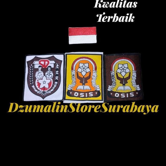 (Expert) BET BADGE SAKU SERAGAM SD MERAH PUTIH SMP SMA