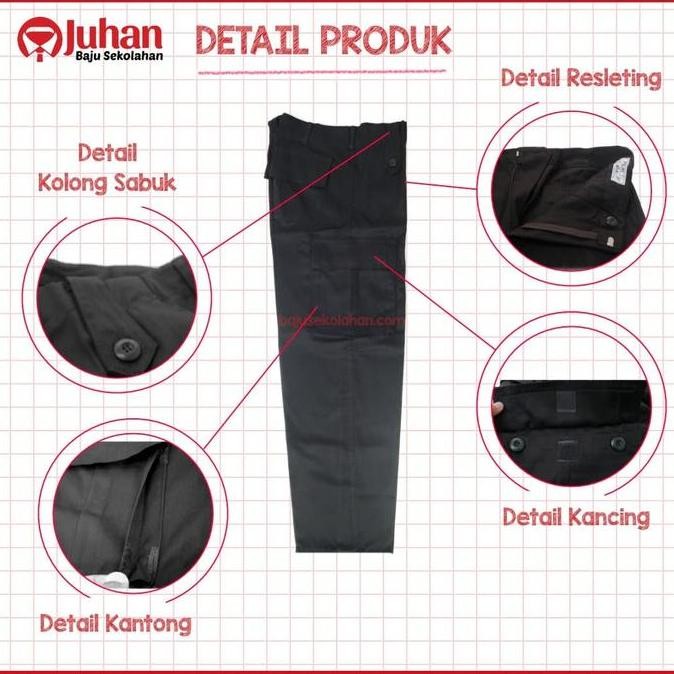 (Expert) CELANA PANJANG PRAMUKA PDL POLRI - CELANA PRAMUKA PEMBINA BIG SIZE