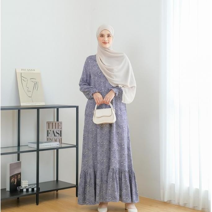 Baju Gamis Lebaran Terbaru Dress Muslim Syari Wanita Baju Gamis Abaya Acara Pesta Kondangan Pernikah