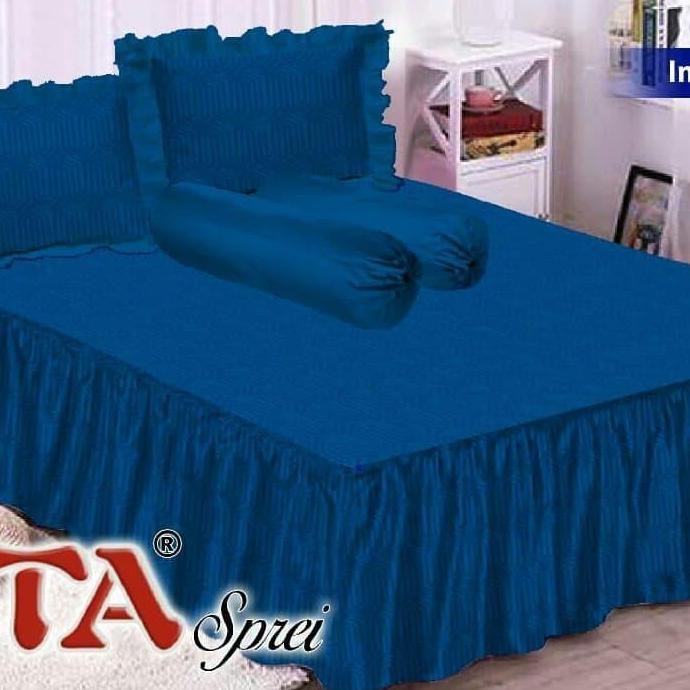 Sprei King Rumbai Fata Imperial Blue 180x200cm